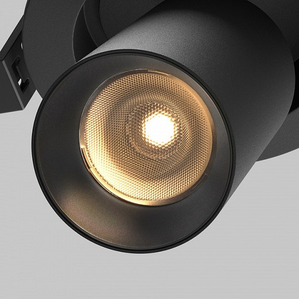 Встраиваемый светильник Maytoni FOCUS LED черный арт. C071CL-7W2.7K-B