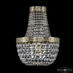 Бра Bohemia Ivele Crystal 1911 золото арт. 19111B/H1/20IV G