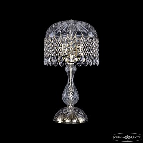 Настольная лампа декоративная Bohemia Ivele Crystal 1478 золото арт. 14781L1/22 G Leafs