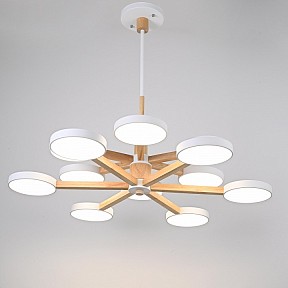 Люстра на штанге Imperiumloft TURNA White белый арт. TURNA-DBL01