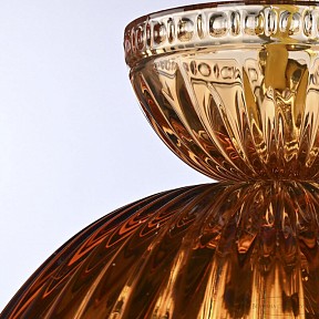Подвесная люстра Bohemia Ivele Crystal 5478 золото арт. 5478/22 G Amber/M-1G