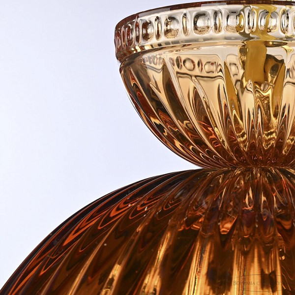 Подвесная люстра Bohemia Ivele Crystal 5478 золото арт. 5478/22 G Amber/M-1G