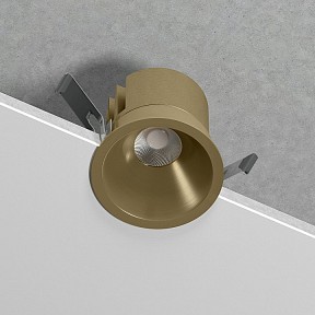 Встраиваемый светильник Elektrostandard Forte латунь арт. a069411