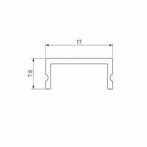 Рассеиватель Arlight SL-W17 черный арт. 061011