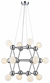 Подвесная люстра Wertmark Gitter хром арт. WE234.14.103