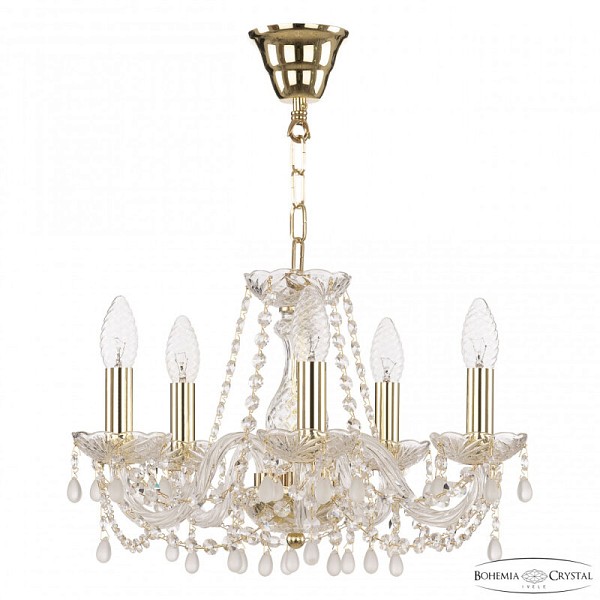 Подвесная люстра Bohemia Ivele Crystal 112 золото арт. 112/5/141 G V0300