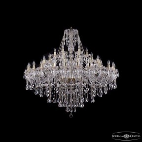 Подвесная люстра Bohemia Ivele Crystal 1415 золото арт. 1415/24+12+6/530 G