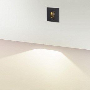 Встраиваемый светильник Odeon Light Vitty черный арт. 6650/1WL3