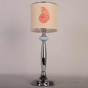 Настольная лампа декоративная Manne TL.7737-1BL хром арт. TL.7737-1BL (ракушка) настольная лампа 1л
