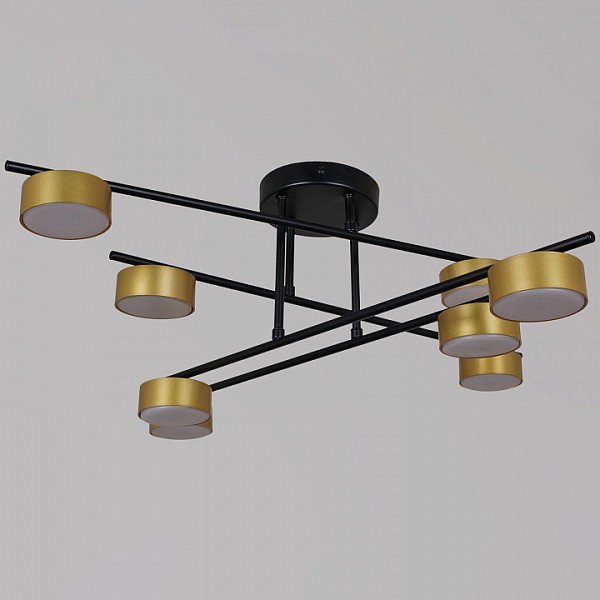 Люстра на штанге Reluce 52008 черный арт. 52008-0.3-08 GX53