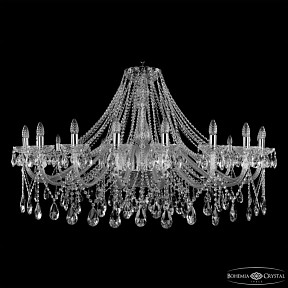 Подвесная люстра Bohemia Ivele Crystal 1413 никель арт. 1413/20/530 Ni