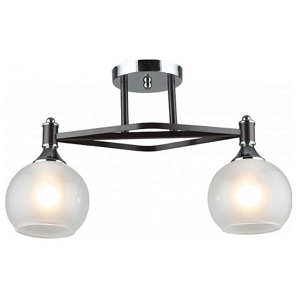 Светильник на штанге Imex MD.4214 коричневый арт. MD.4214-2-S-COFFEE+CH