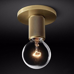 Накладной светильник Imperiumloft RH Utilitaire Socket латунь арт. 48,069