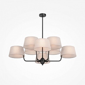 Люстра на штанге Maytoni Modesto черный арт. MOD360PL-08B
