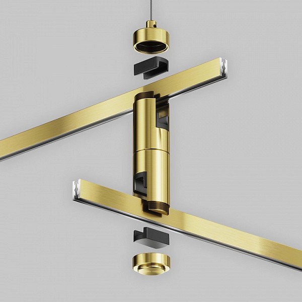 Подвес для трека Maytoni Accessories for tracks Flarity желтый арт. TRA157SW-D1-BS