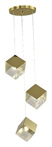 Подвесной светильник Zortes Ice Cube золото арт. ZRS.1005.03