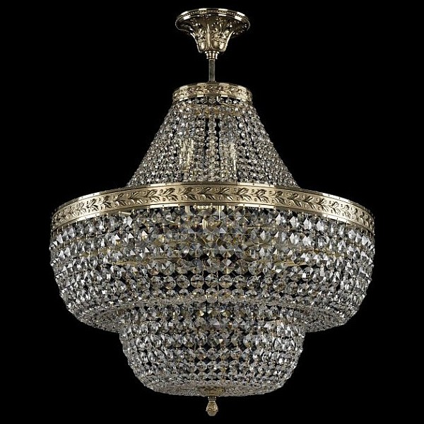 Светильник на штанге Bohemia Ivele Crystal 1910 золото арт. 19101/H1/60IV G