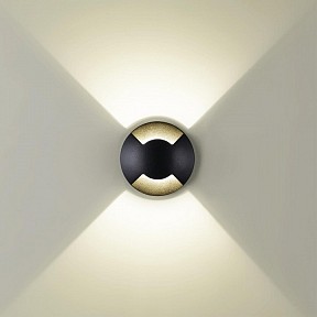 Грунтовый светильник Odeon Light Wald черный арт. 6662/2GL3