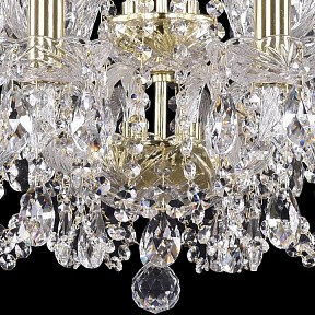 Подвесная люстра Bohemia Ivele Crystal 1402 золото арт. 1402/8+4/160/2d/G