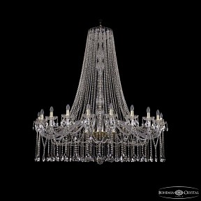 Подвесная люстра Bohemia Ivele Crystal 1413 золото арт. 1413/20/530/h-159 G