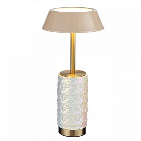 Настольная лампа декоративная Odeon Light Lulu белый арт. 5454/8TLA