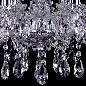 Подвесная люстра Bohemia Ivele Crystal 1413 металл арт. 1413/8/200/Ni