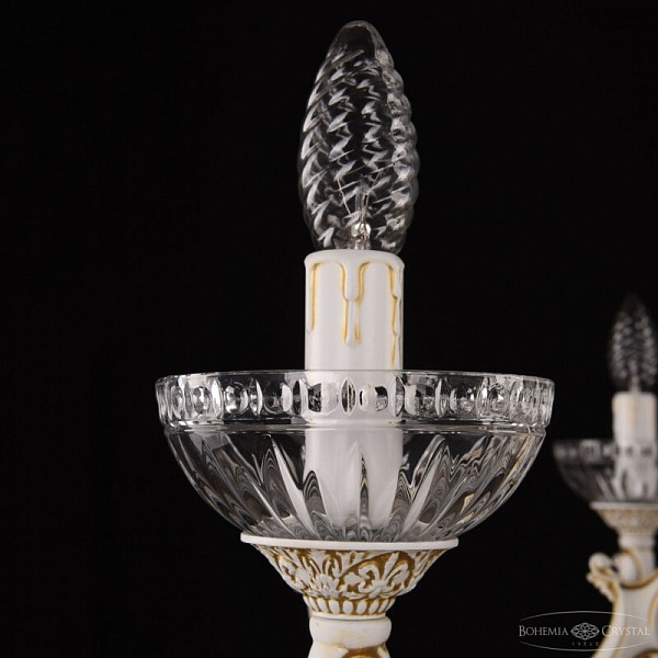Подвесная люстра Bohemia Ivele Crystal AL7801 белый арт. AL78101P/8/250 WMG P Clear/M-1G