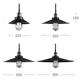 Подвесной светильник Imperiumloft Loft Cone Pendant черный арт. 74716-22