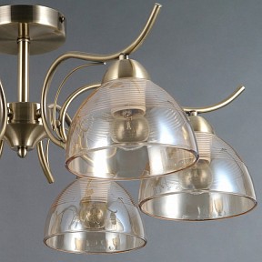 Люстра на штанге ILLUMICO AREZZO бронза арт. IL0733-6CSQ-25 AB AREZZO