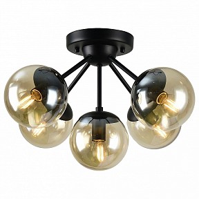 Потолочная люстра Arte Lamp Bolla черный арт. A1664PL-5BK