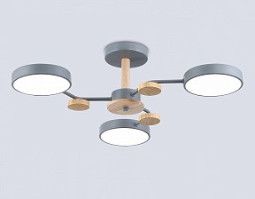 Люстра на штанге Ambrella Light FL дерево арт. FL4856