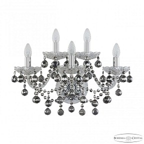 Бра Bohemia Ivele Crystal 1409 никель арт. 1409B/3+2/195/XL Ni R731