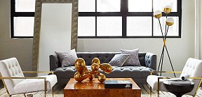 Торшер Imperiumloft Caracas Tripod латунь арт. 41.081-0