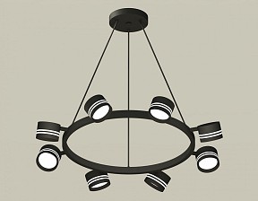 Подвесная люстра Ambrella Light XB черный арт. XB9198202