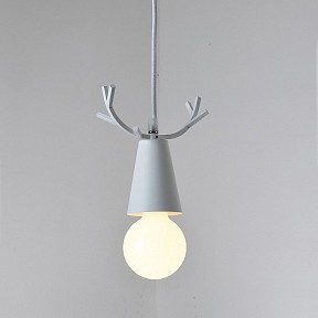 Подвесной светильник Imperiumloft Deer One белый арт. DEER-ONE01