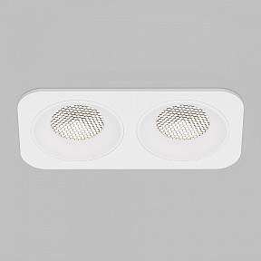 Встраиваемый светильник Elektrostandard Tetro белый арт. 15277/LED