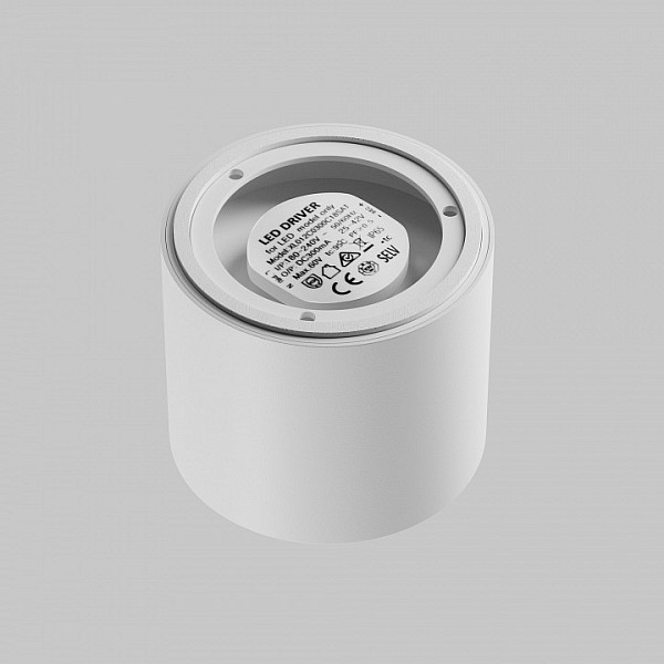 Накладной светильник Maytoni Technical Линза белый арт. C217CL-15W3K-W