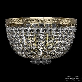 Бра Bohemia Ivele Crystal 1928 золото арт. 19281B/25IV G