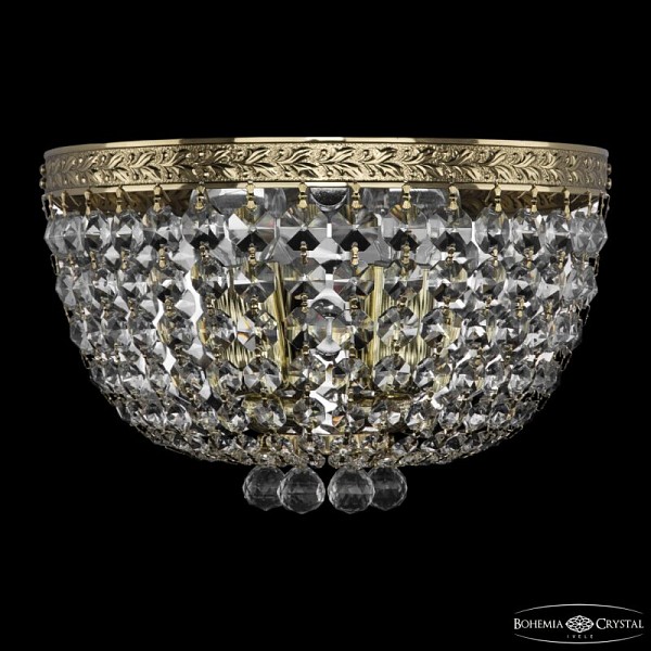 Бра Bohemia Ivele Crystal 1928 золото арт. 19281B/25IV G