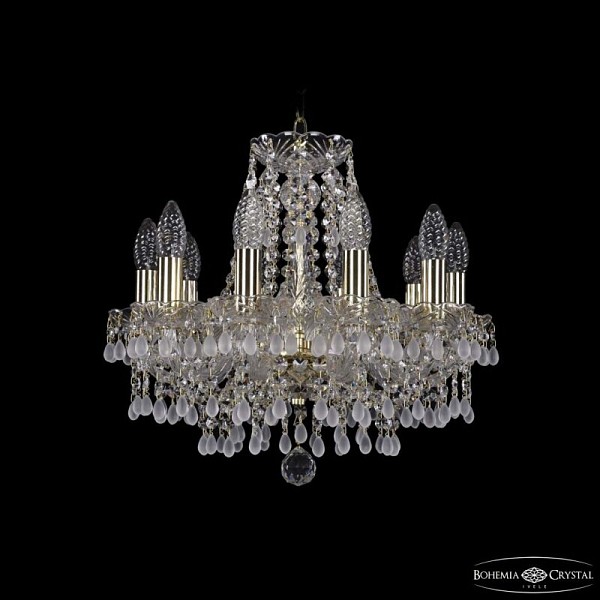 Подвесная люстра Bohemia Ivele Crystal 1410 золото арт. 1410/10/141 G V0300