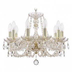 Подвесная люстра Bohemia Ivele Crystal 101 золото арт. 101/10/165 G