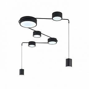 Потолочная люстра Indigo Modulo черный арт. 14028/7С Black