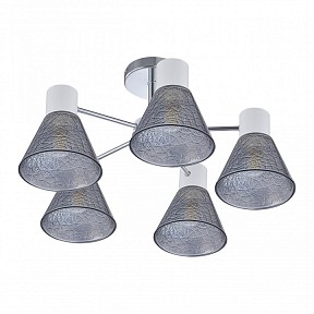 Люстра на штанге Arte Milano Napoli-322408 белый арт. 322408/5 CR+WH