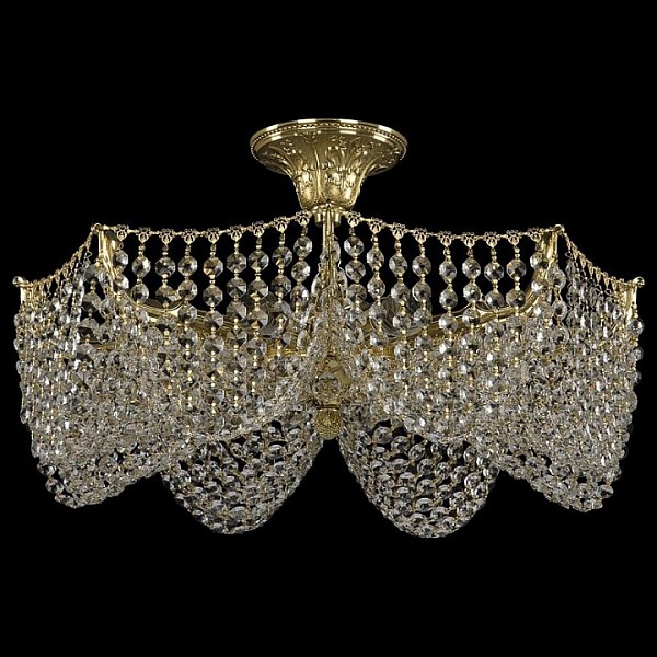 Светильник на штанге Bohemia Ivele Crystal 7717 золото арт. 77171/49/8 G