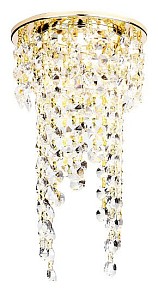 Встраиваемый светильник Ambrella Light Crystal K2071 золото арт. K2071 G/CL