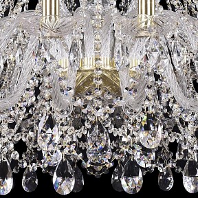 Подвесная люстра Bohemia Ivele Crystal 1411 золото арт. 1411/20/360/G