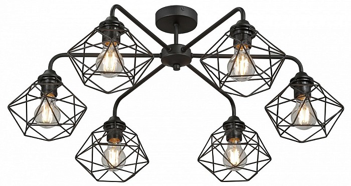 Потолочная люстра Vitaluce V42580 черный арт. V42580-1/6PL