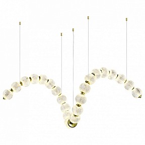 Подвесной светильник Odeon Light Crystal 1 желтый арт. 5008/92L
