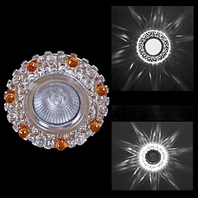 Встраиваемый светильник Reluce  хром арт. 00755-9.0-001CN MR16+LED3W CL+TEA