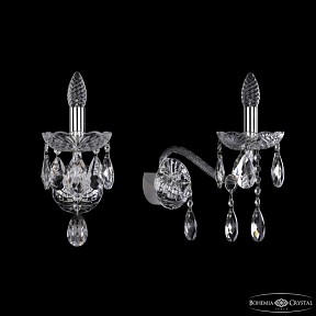 Бра Bohemia Ivele Crystal 1413 никель арт. 1413B/1/200/XL Ni